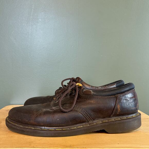 Dr. Martens 11849 Brown Leather Oxford Shoes Size 12 Men's - Picture 5 of 8